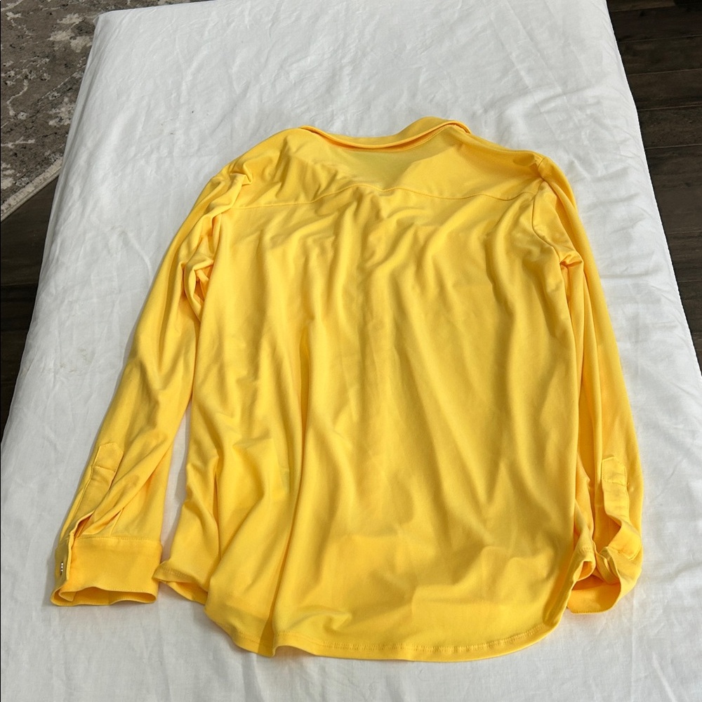 DKNY Yellow Button Down - image 5